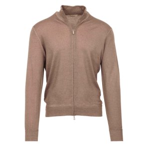 GRAN SASSO Cardigan Merino Vintage Cappuccino