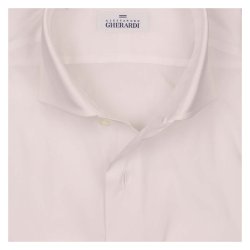 ALESSANDRO GHERARDI Skjorte Poplin Stretch Hvid