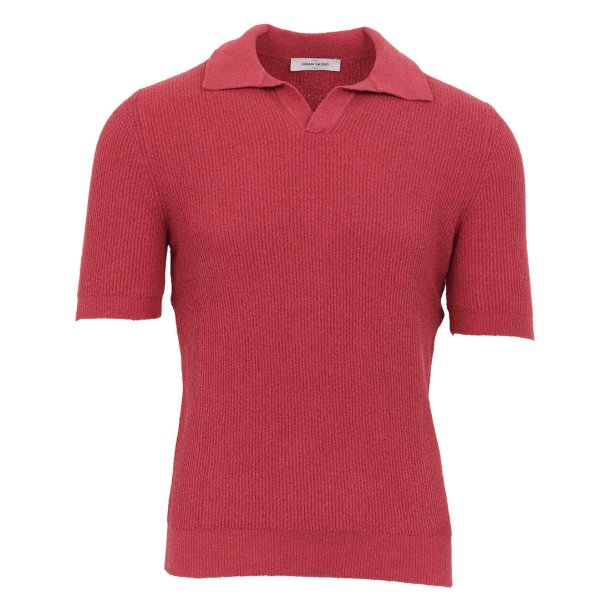 GRAN SASSO Open Collar Patent Frott Cherry