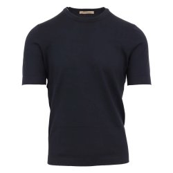 GRAN SASSO T-shirt 'Organic Cotton' Vintage Navy