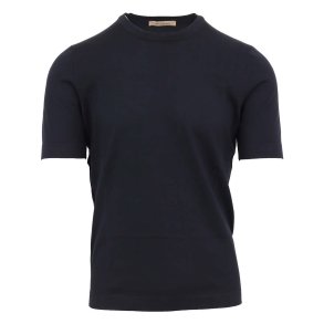 GRAN SASSO T-Shirt Bomuld Vintage Navy