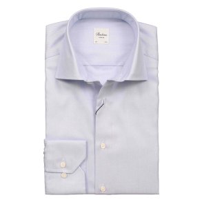 STENSTR�M'S Skjorte Slim Twill Lysebl�