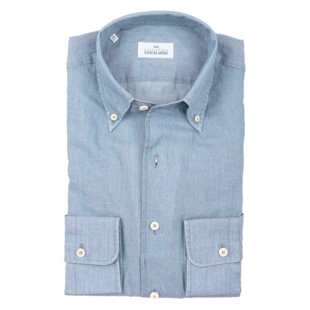 GHERARDI Skjorte Denim Light Indigo