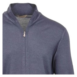 GRAN SASSO Cardigan Merino Vintage Indigo