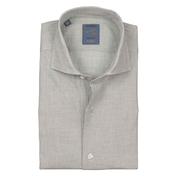 BARBA Skjorte Dandylife Seersucker Mint