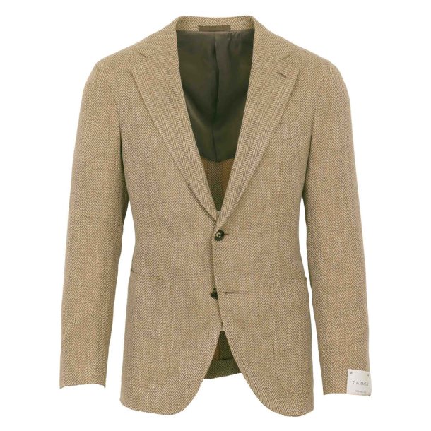 CARUSO Jakke Aida Sildeben Oliven | Sand