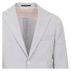 DRESSLER Jakke Sawyer Seersucker Stribet