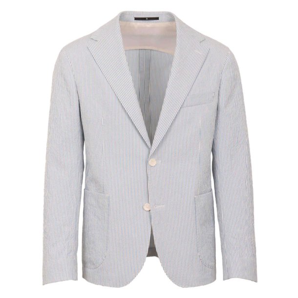 DRESSLER Jakke Sawyer Seersucker Stribet