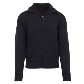 GRAN SASSO Cardigan Extrafine Merino Navy