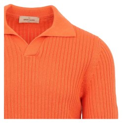 GRAN SASSO Open Collar Struktur Orange 