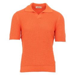 GRAN SASSO Open Collar Struktur Orange 