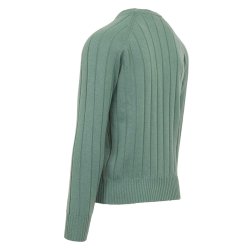 GRAN SASSO Strik Cashmere Struktur Strib Jade