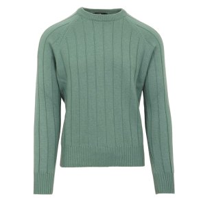 GRAN SASSO Strik Cashmere Struktur Strib Jade