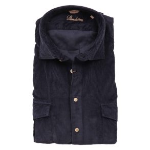 STENSTR�M'S Skjorte Regular Fl�jl Navy