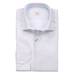 STENSTR�M'S Skjorte Regular Extra Long Sleeve Kadetstribet