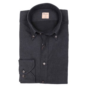 STENSTRM'S Skjorte Fitted Flannel Navy