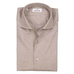 ALESSANDRO GHERARDI Skjorte Chambray Kold Beige