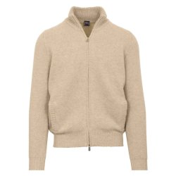 FEDELI Cardigan Uld | Cashmere Sand
