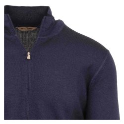GRAN SASSO Cardigan Merino Vintage Indigo