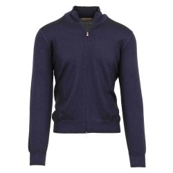 GRAN SASSO Cardigan Merino Vintage Indigo