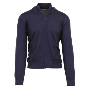 GRAN SASSO Cardigan Merino Vintage Indigo