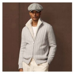 GRAN SASSO Cardigan Cashmere | 'Pels' Lys Gr�