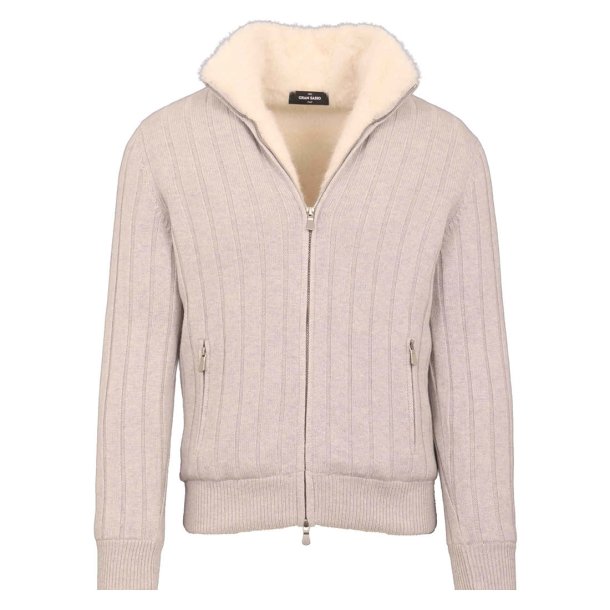 GRAN SASSO Cardigan Cashmere | 'Pels' Lys Gr