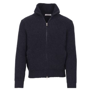 GRAN SASSO Cardigan Patent Navy