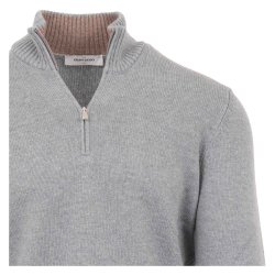 GRAN SASSO Half Zip Uld | Cashmere Isbl