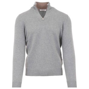 GRAN SASSO Half Zip Uld | Cashmere Isbl