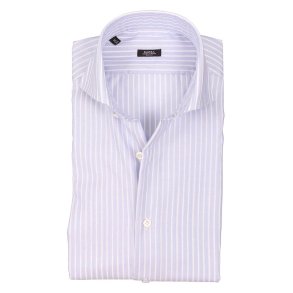 BARBA Skjorte Stribet Lysebl