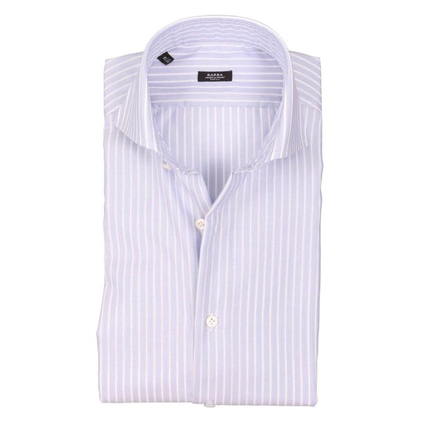 BARBA Skjorte Stribet Lysebl