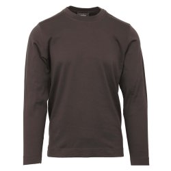 GRAN SASSO T-shirt Lang�rmet Jersey Brun