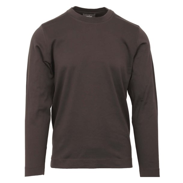 GRAN SASSO T-shirt Lang�rmet Jersey Brun