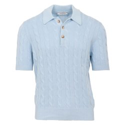 GRAN SASSO Polo Kabel Sky Blue 