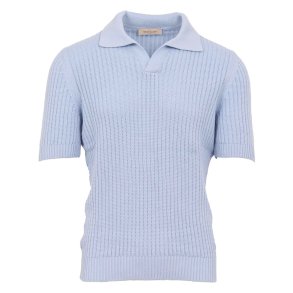 GRAN SASSO Open Collar Struktur Lysebl