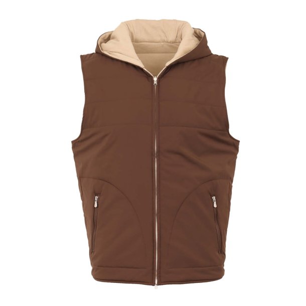 GRAN SASSO Vest Vendbar Brun | Beige