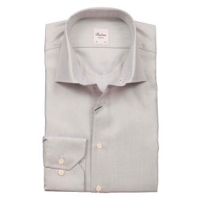 STENSTR�M'S Skjorte Regular Twill Lys Gr�