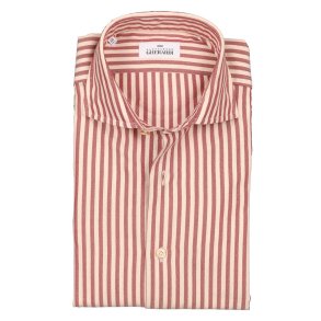 ALESSANDRO GHERARDI Skjorte Stribet Creme | Rd