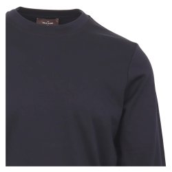 GRAN SASSO T-shirt Lang�rmet Jersey Navy