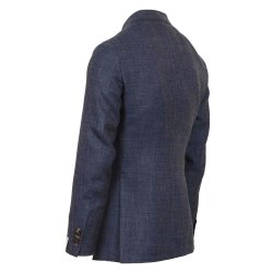 CARUSO Jakke Aida Uld | Silke | Hr Indigo