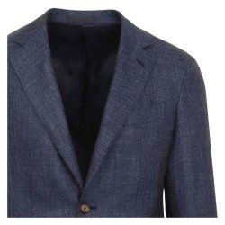 CARUSO Jakke Aida Uld | Silke | Hr Indigo