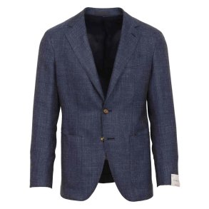 CARUSO Jakke Aida Uld | Silke | Hr Indigo