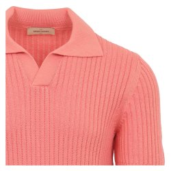 GRAN SASSO Open Collar Struktur Peach