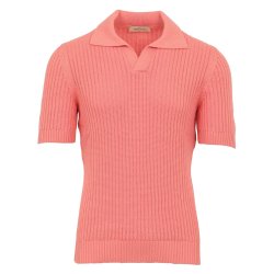 GRAN SASSO Open Collar Struktur Peach