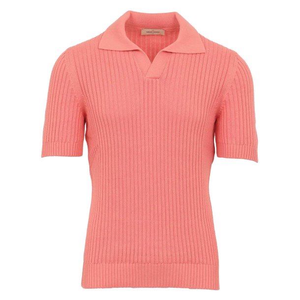 GRAN SASSO Open Collar Struktur Peach