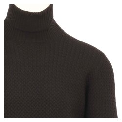 GRAN SASSO Rullekrave Flet Sort