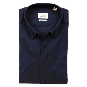ETERNA Skjorte Kortrmet Modern Fit Navy