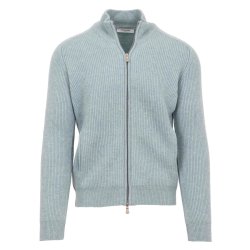 GRAN SASSO Cardigan Patent Tiffany Blue