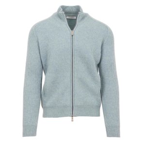 GRAN SASSO Cardigan Patent Tiffany Blue